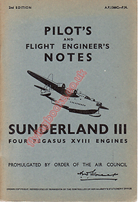 AP1566C-PN Sunderland III - four Pegasus XVIII engines