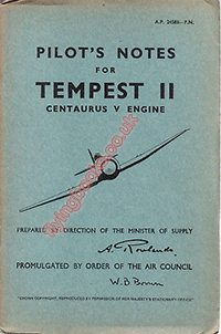 AP2458B-PN Tempest II Centaurus V engine