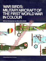 War Birds: Military Aircraft of the First World War in Colour